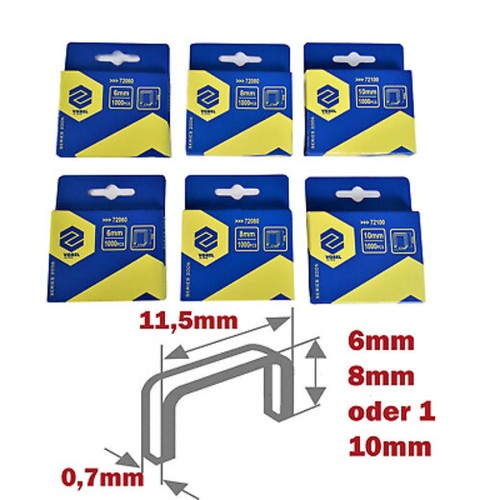 1000 10000 tacker klammern - -,