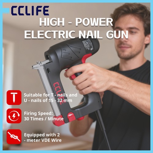 Elektrotacker für und - für, t-