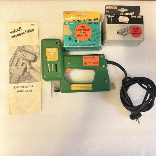 Tacker elektrisch wolfcraft - tacker,