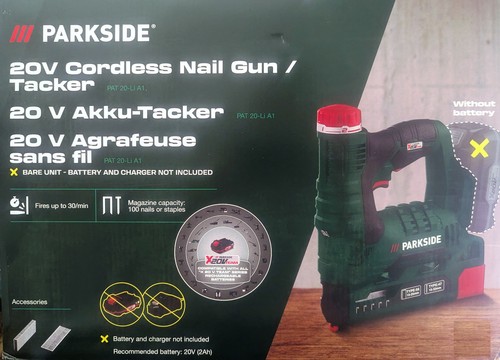 Parkside akku tacker pat - 20, li